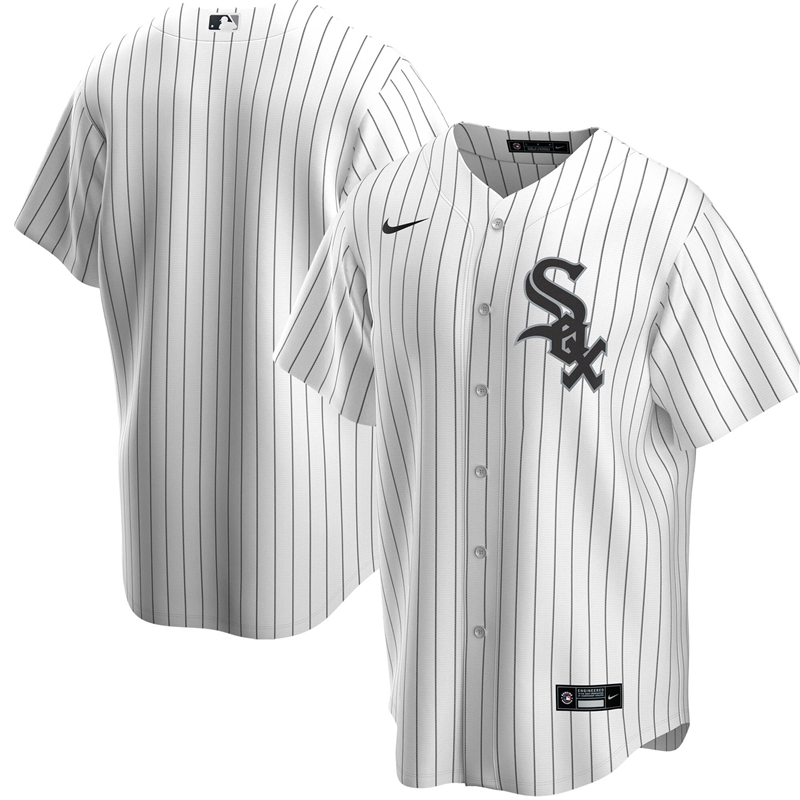 2020 MLB Men Chicago White Sox Nike White Home 2020 Replica Team Jersey1->chicago white sox->MLB Jersey